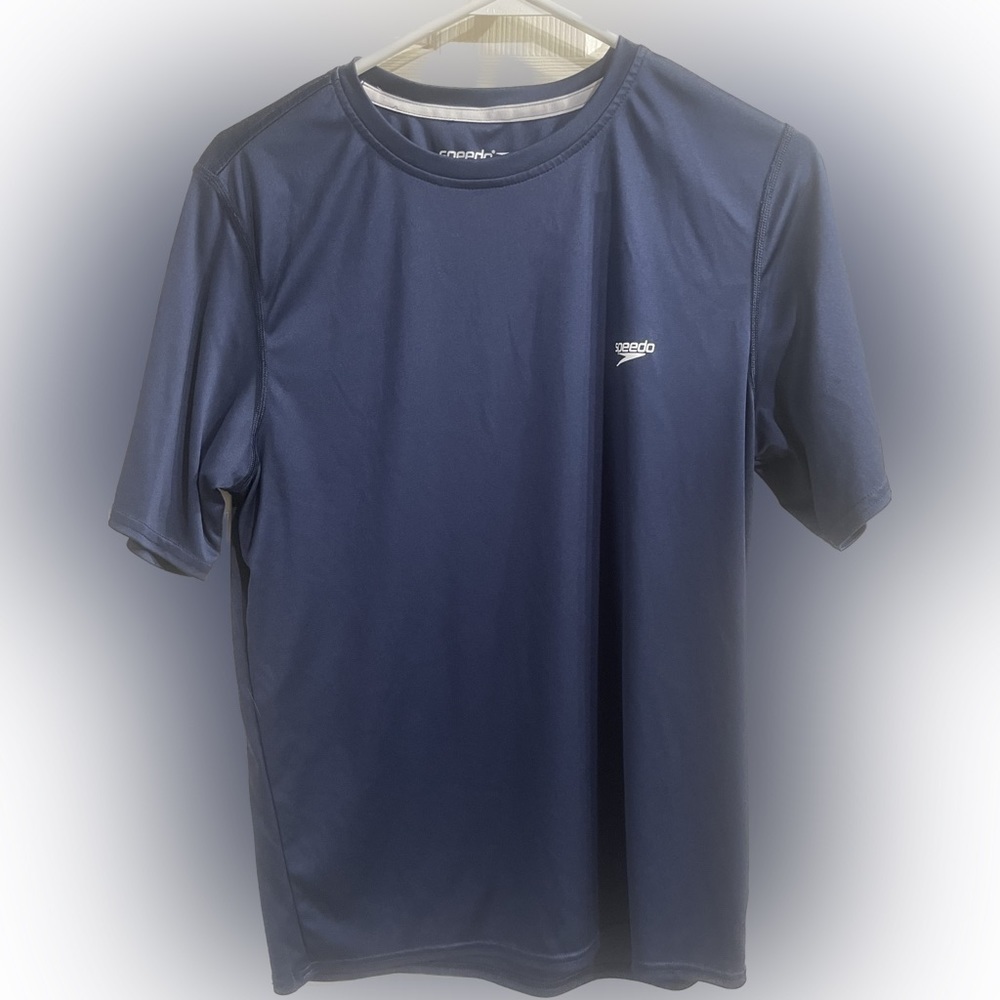 SPEEDO Small Navy Swim shirt. Great condition!